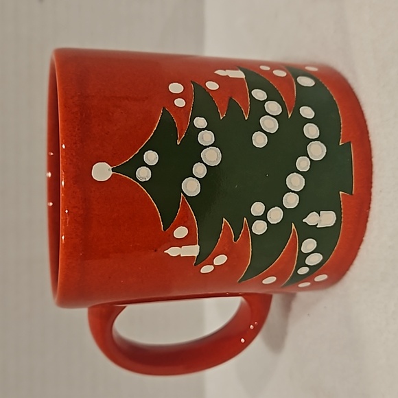 Waechtersbach Holiday Red Christmas Tree Discontinued Coffee Tea Mug - Picture 3 of 6